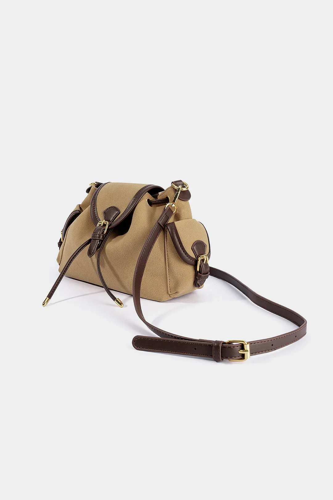 Suede Cross-body Bag - Image 2