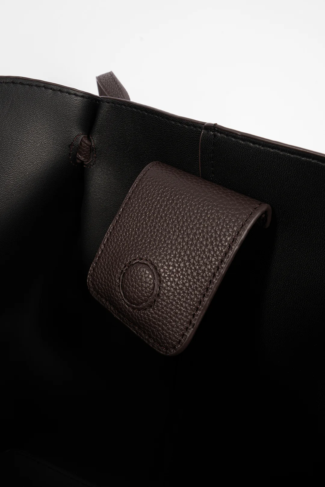 Faux Leather Shoulder Bag - Image 3
