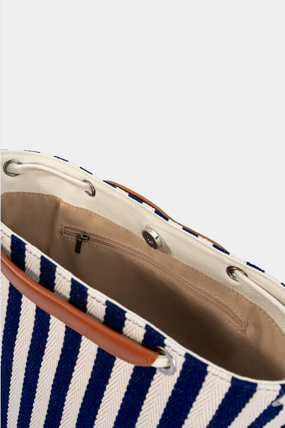 Striped Tote Bag - Image 4