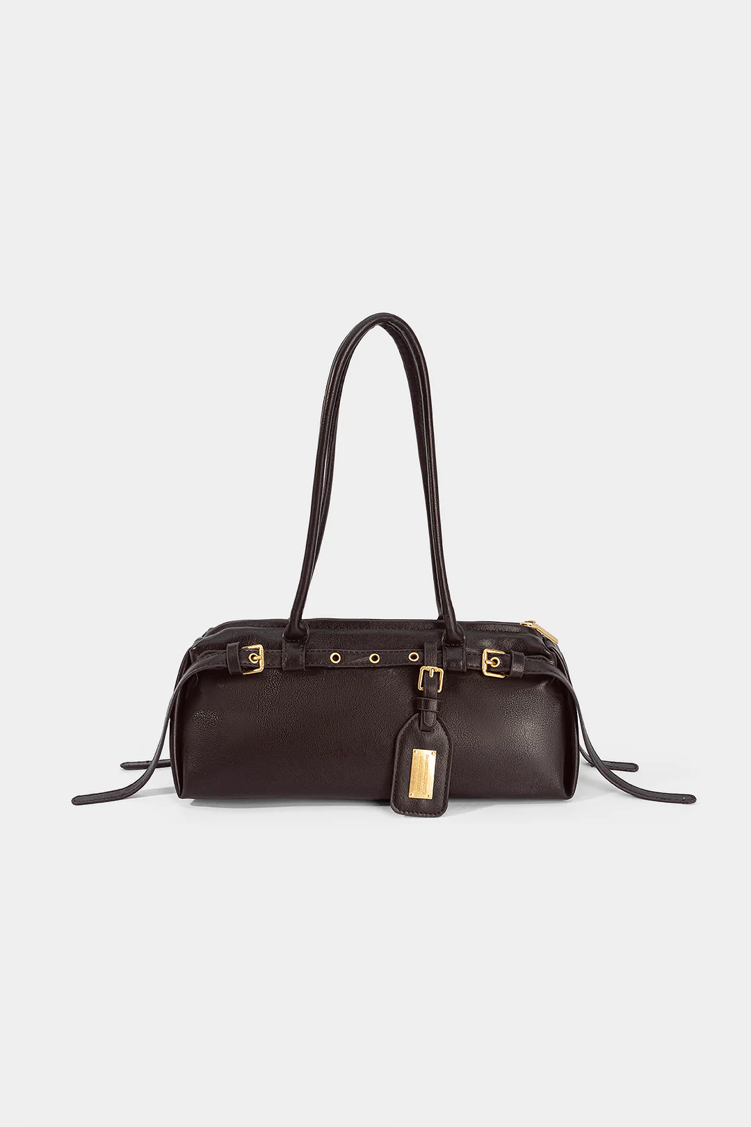 Faux Leather Shoulder Bag - Image 5