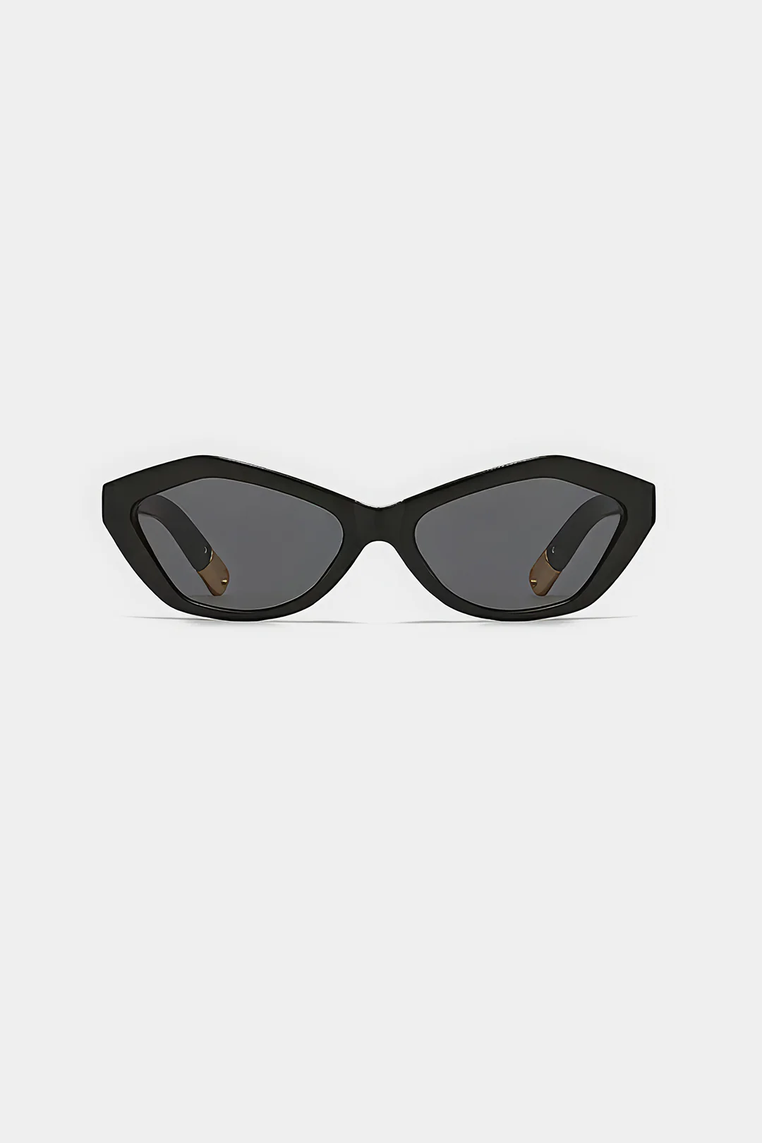 Angular Cat Eye Modern Retro Temple Decoration Sunglass - Image 2