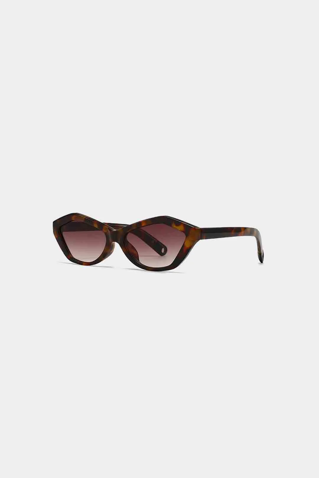 Angular Cat Eye Modern Retro Temple Decoration Sunglass - Image 7