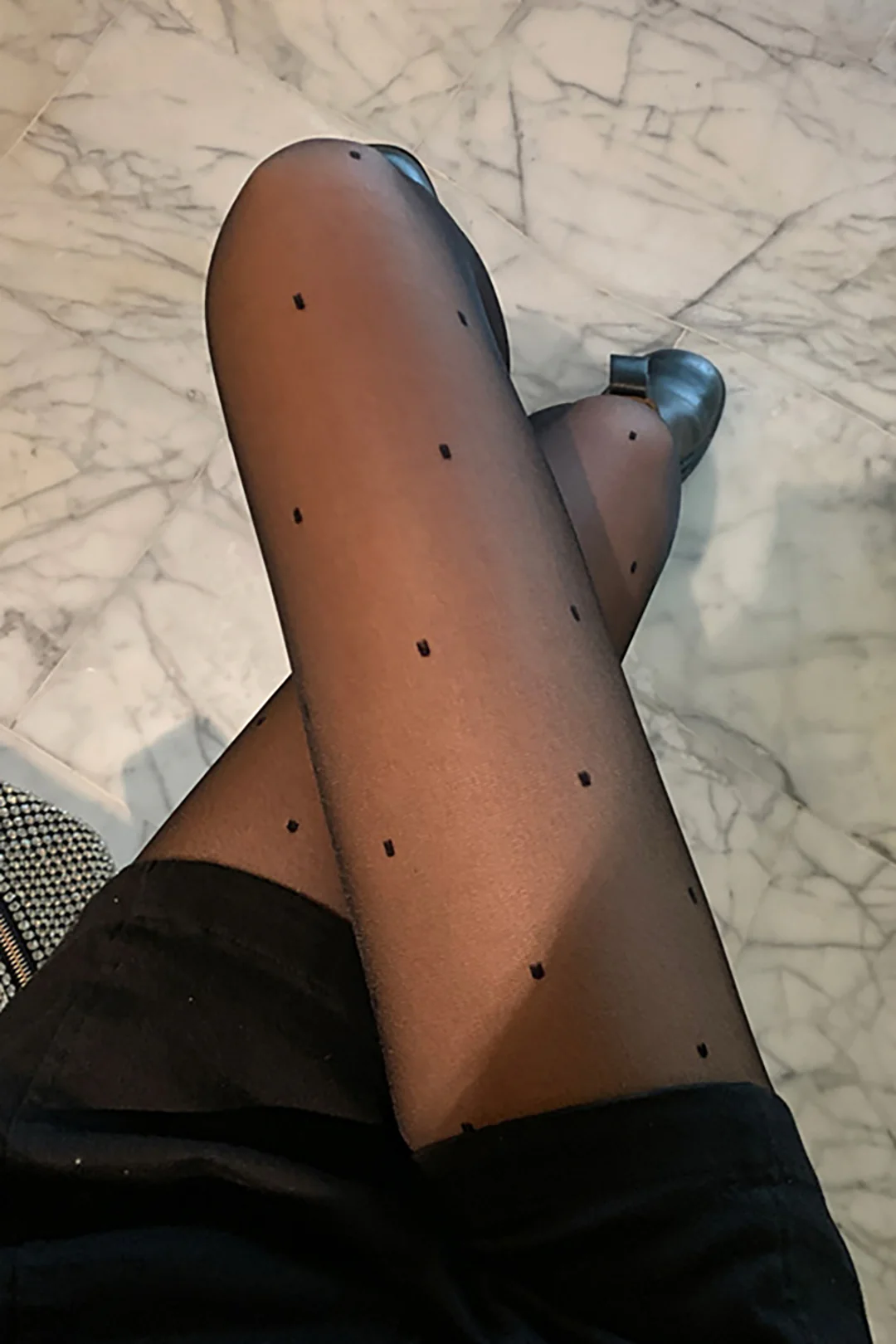 Thin Polka Dot Tights - Image 2