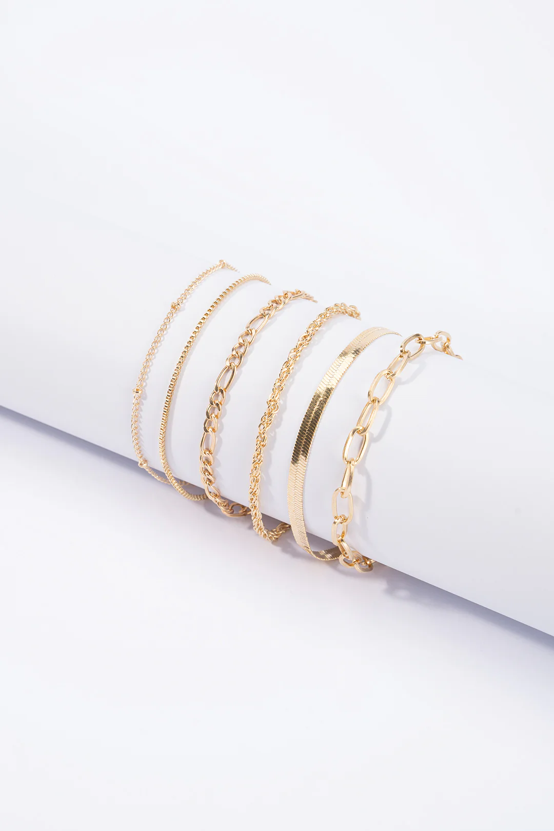 Bohemian Alloy geometric Chain Bracelets - Image 2
