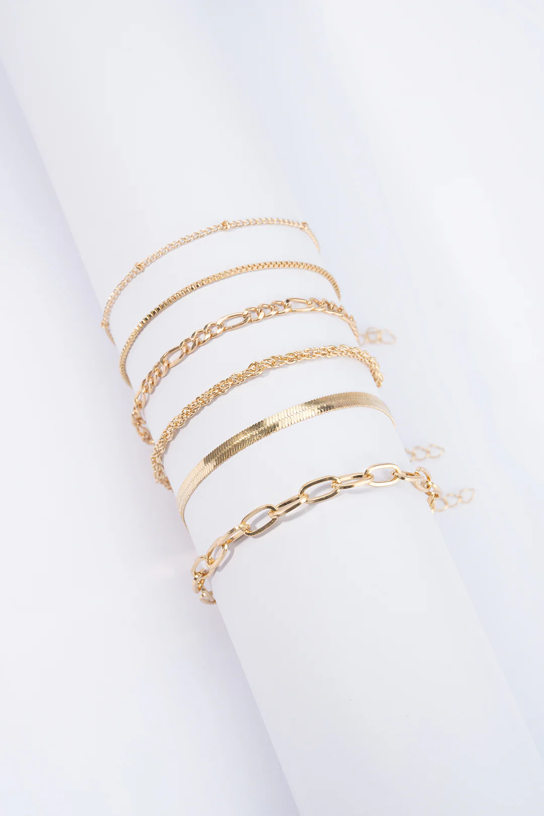 Bohemian Alloy geometric Chain Bracelets - Image 3