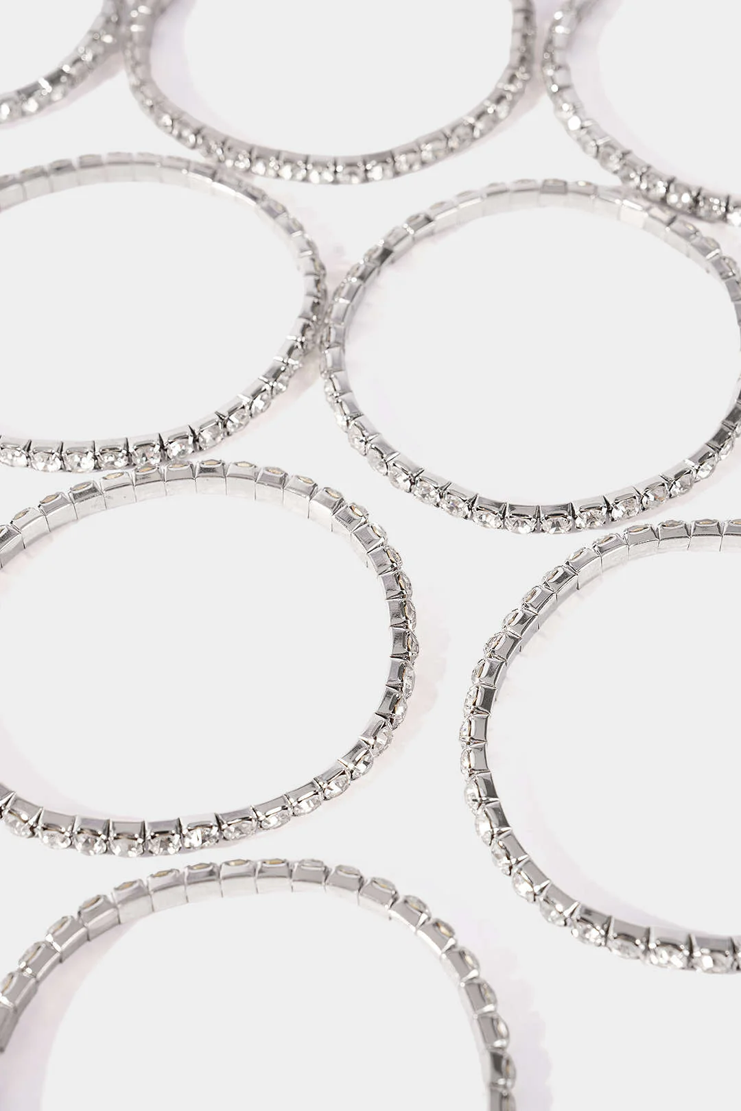 Diamond Multi-Row Bracelet - Image 3