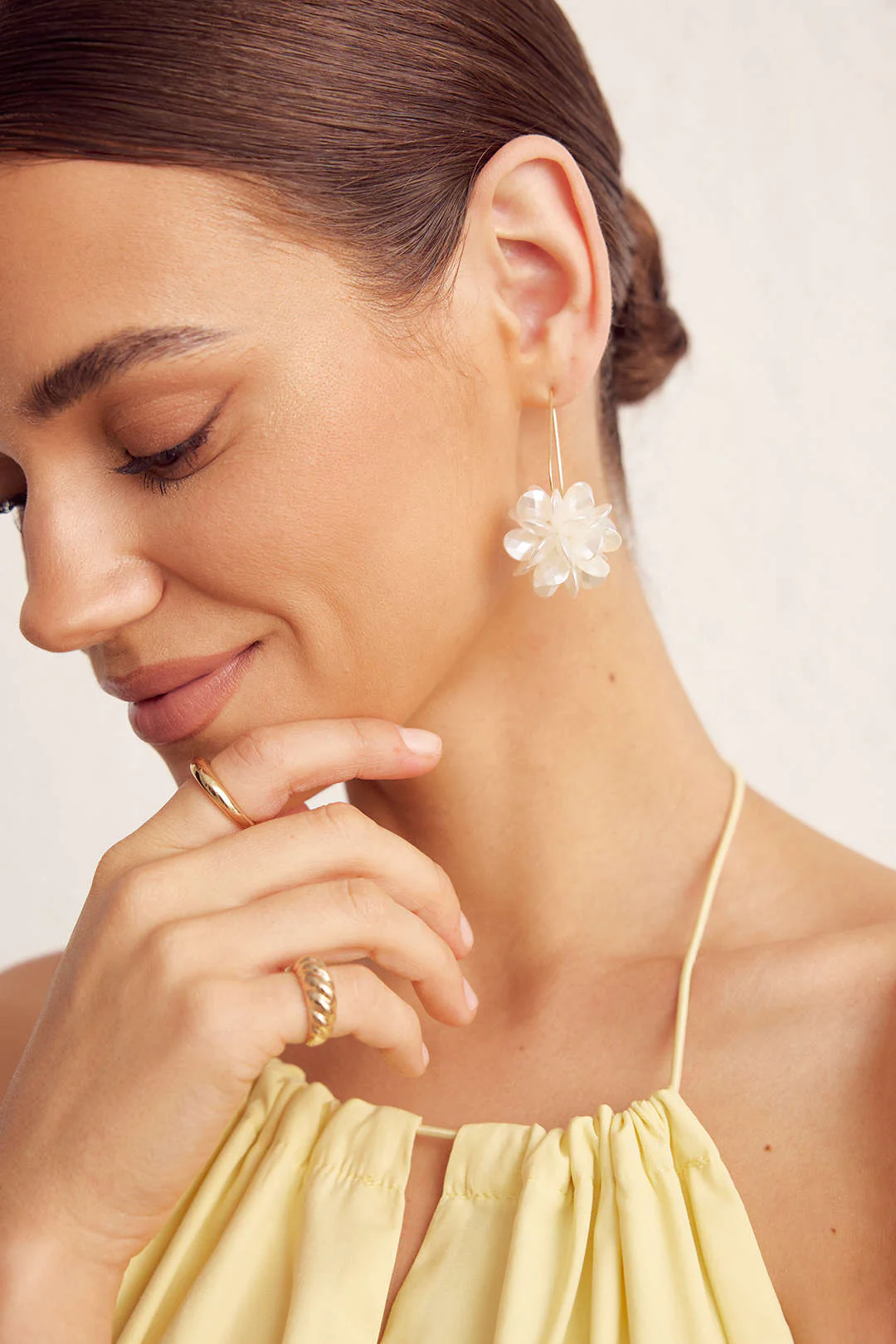 Floral Design Earrings - Image 4