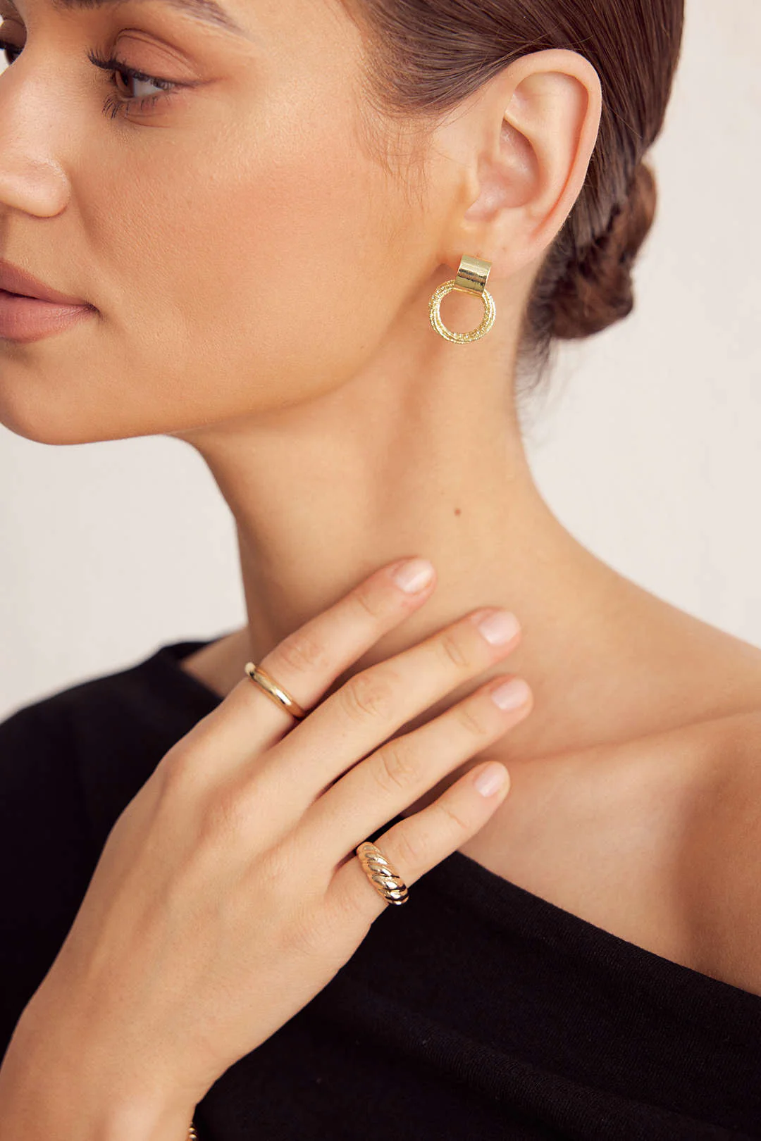 Layer Hoop Earrings - Image 3