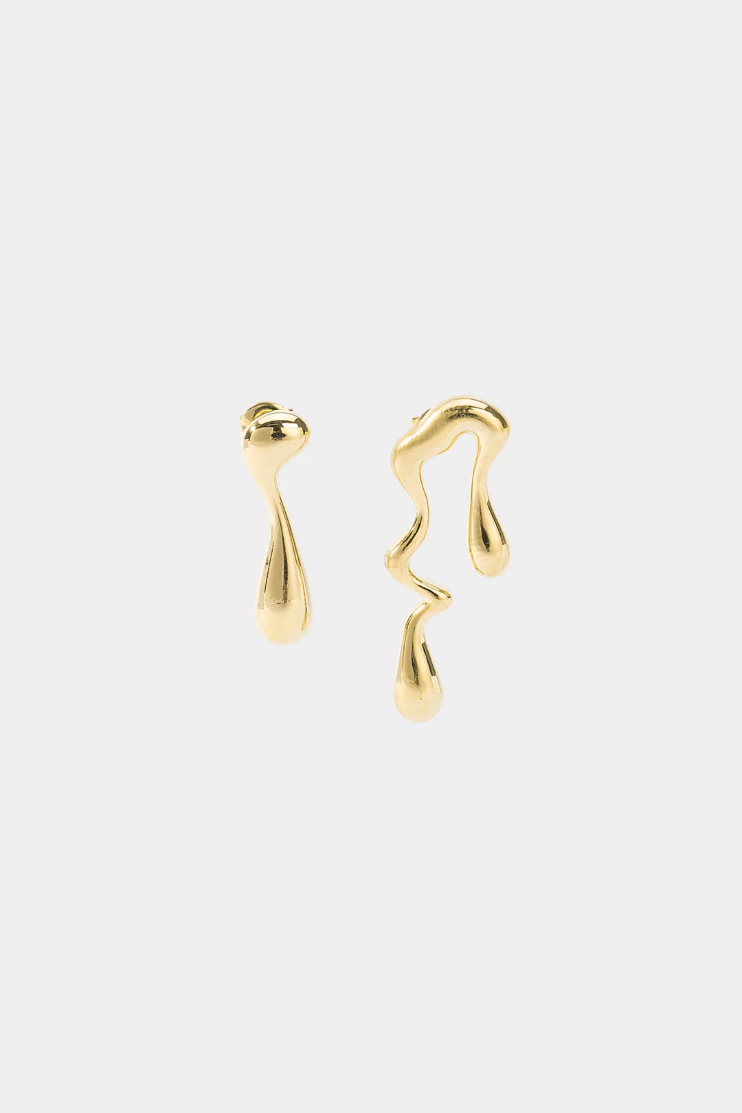 Alloy Asymmetrical Earrings - Image 2