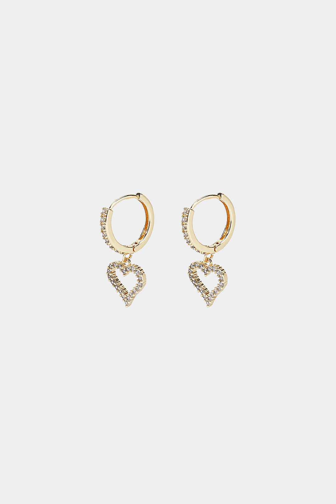 Alloy Heart Earrings - Image 3