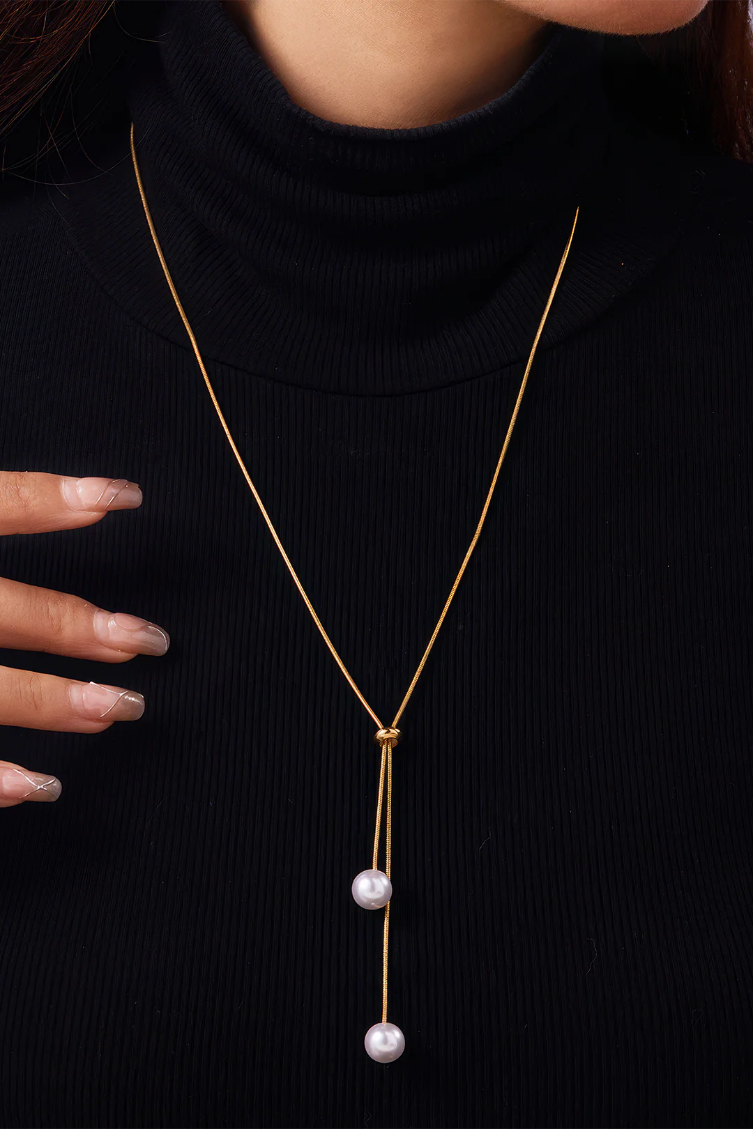 Pearl Adjustable Necklace