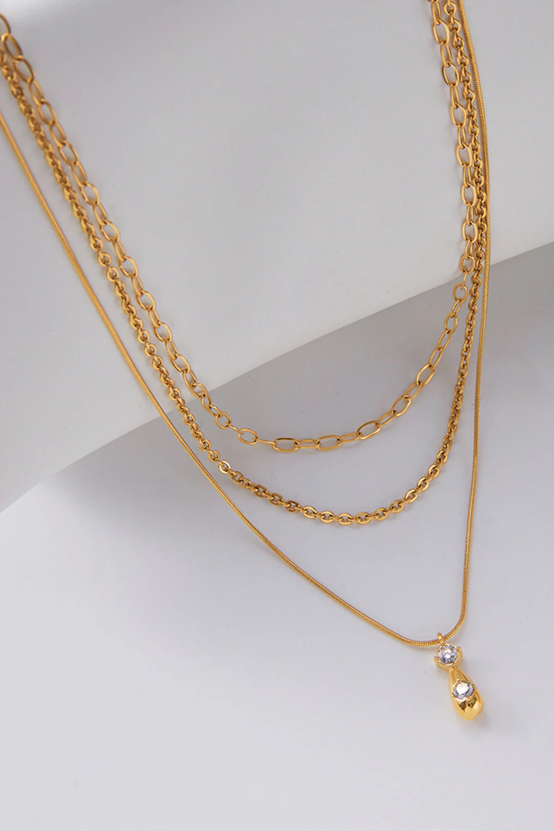 Alloy Muti-Layer Chain Necklace - Image 5