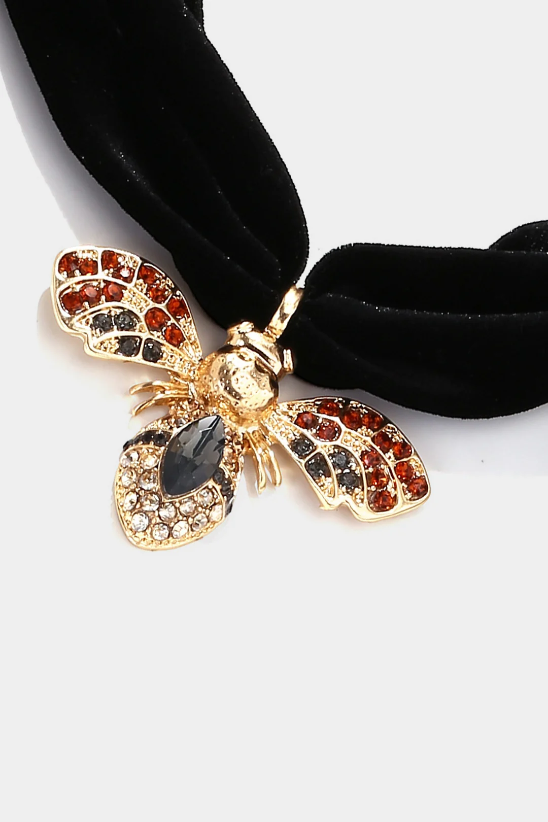 Rhinestones Insect Necklace - Image 4