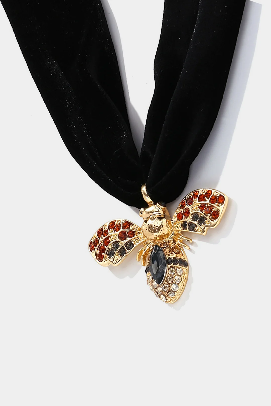 Rhinestones Insect Necklace - Image 5