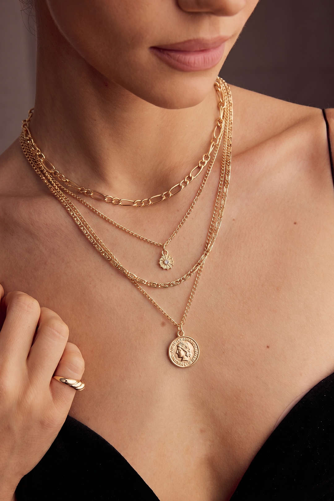 Alloy Multi-Layer Necklace