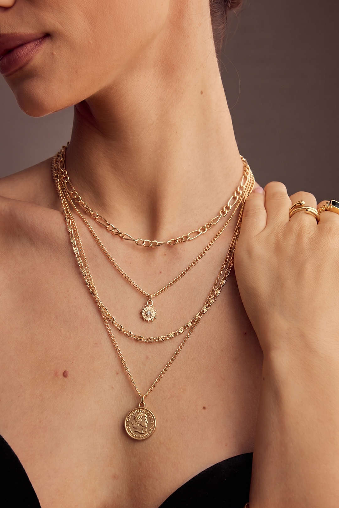 Alloy Multi-Layer Necklace - Image 2