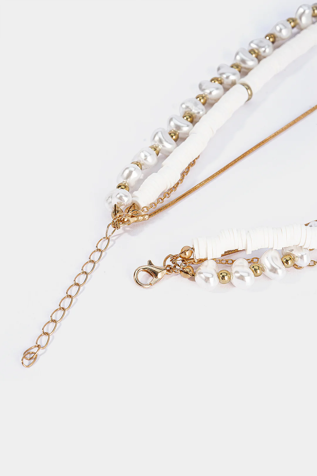 Alloy Starfish Beaded Multi-Layered Necklace - Image 3