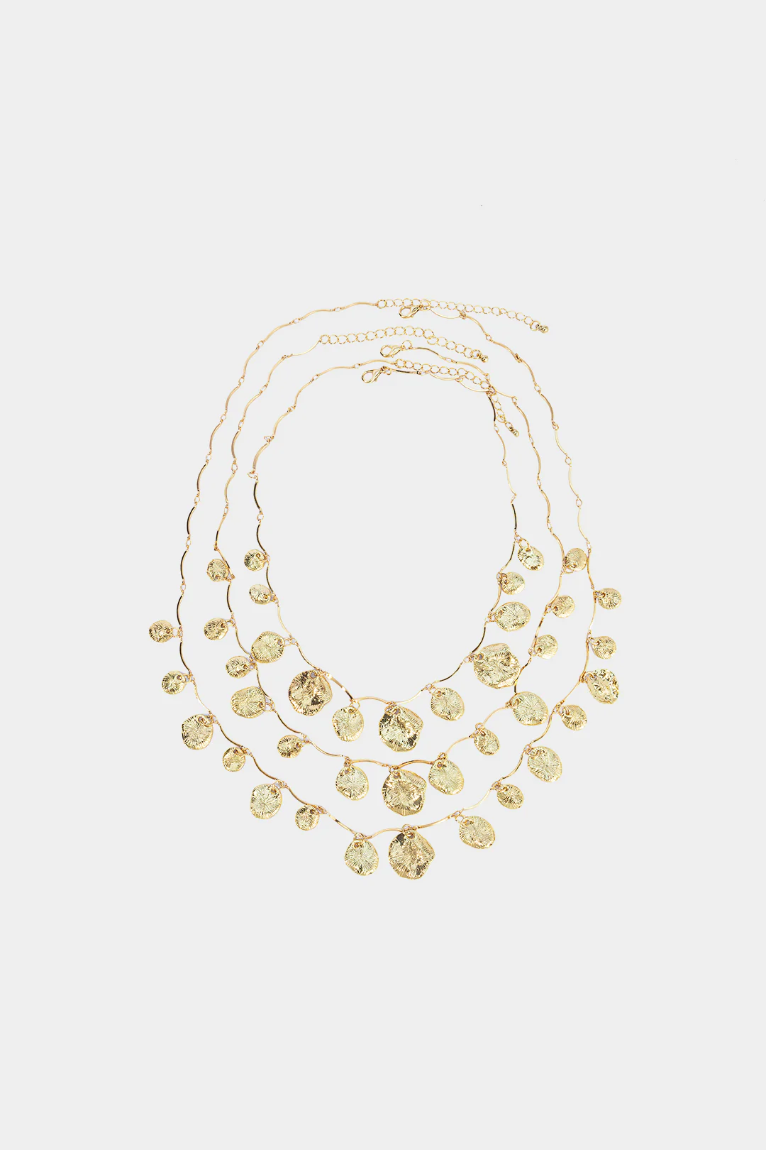 Geometric Pendant Layered Necklace