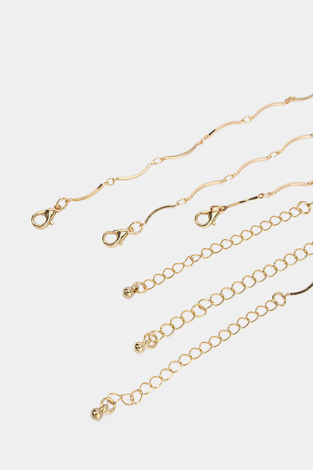 Geometric Pendant Layered Necklace - Image 3
