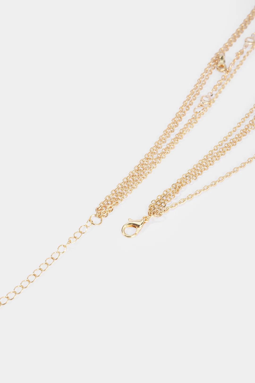 Multi Layered Rhinestone Necklace - Image 2