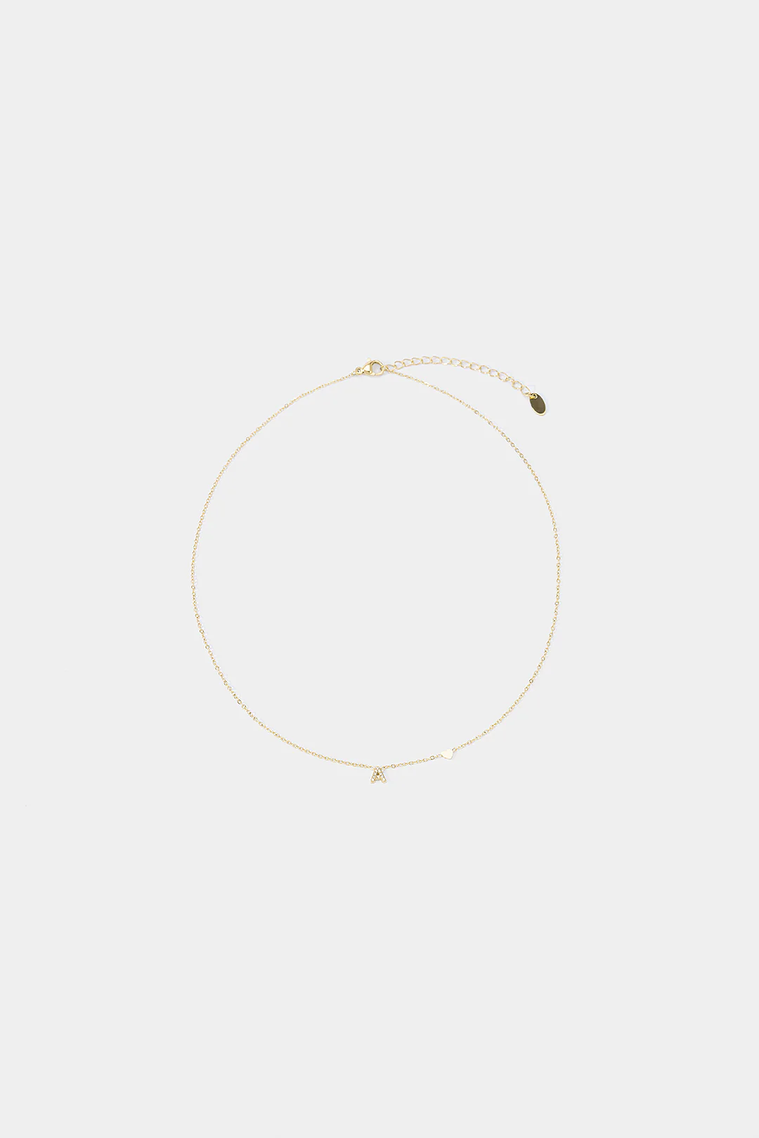 Alloy Letter Necklace