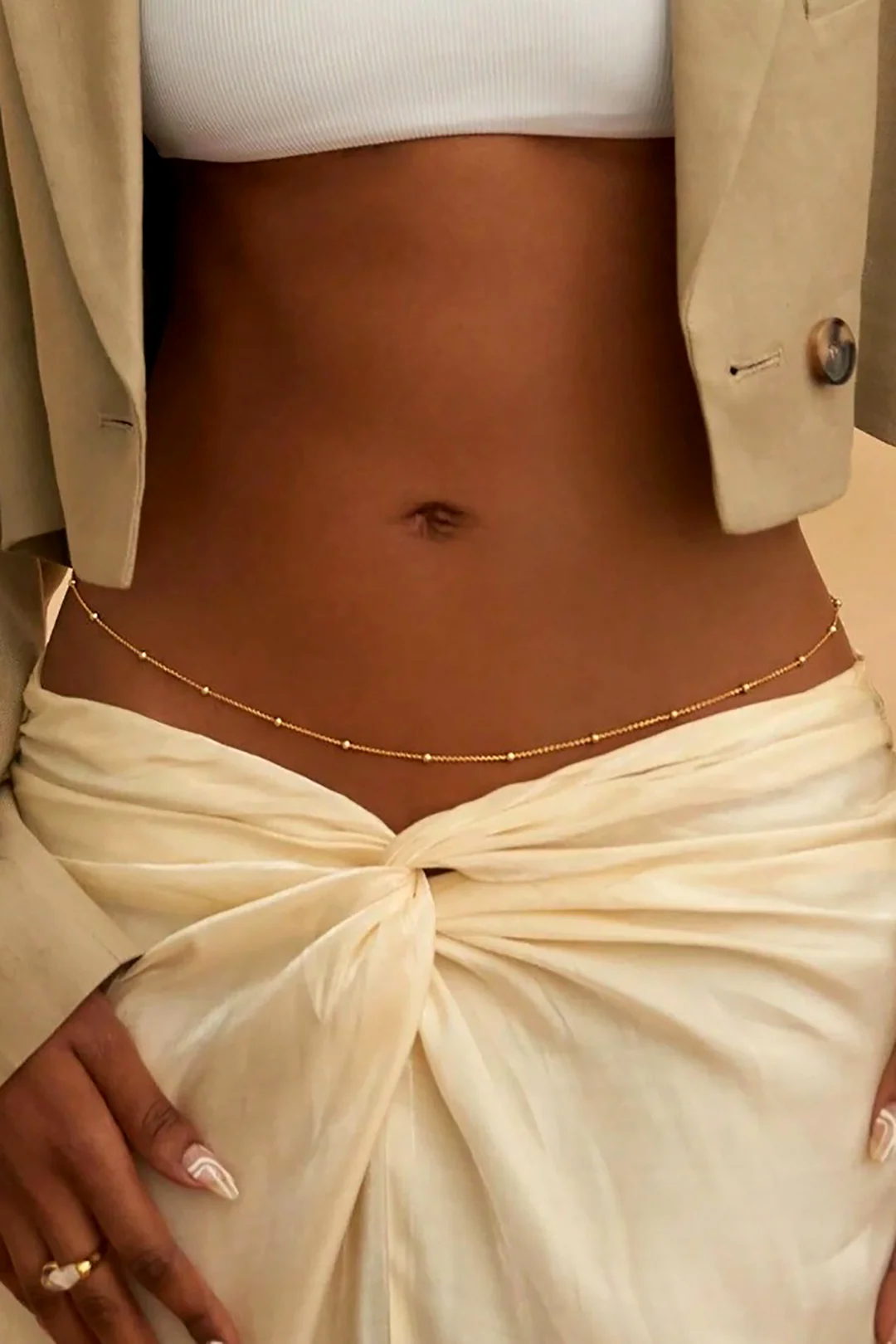 Metal Double Layer Waist Chain - Image 2