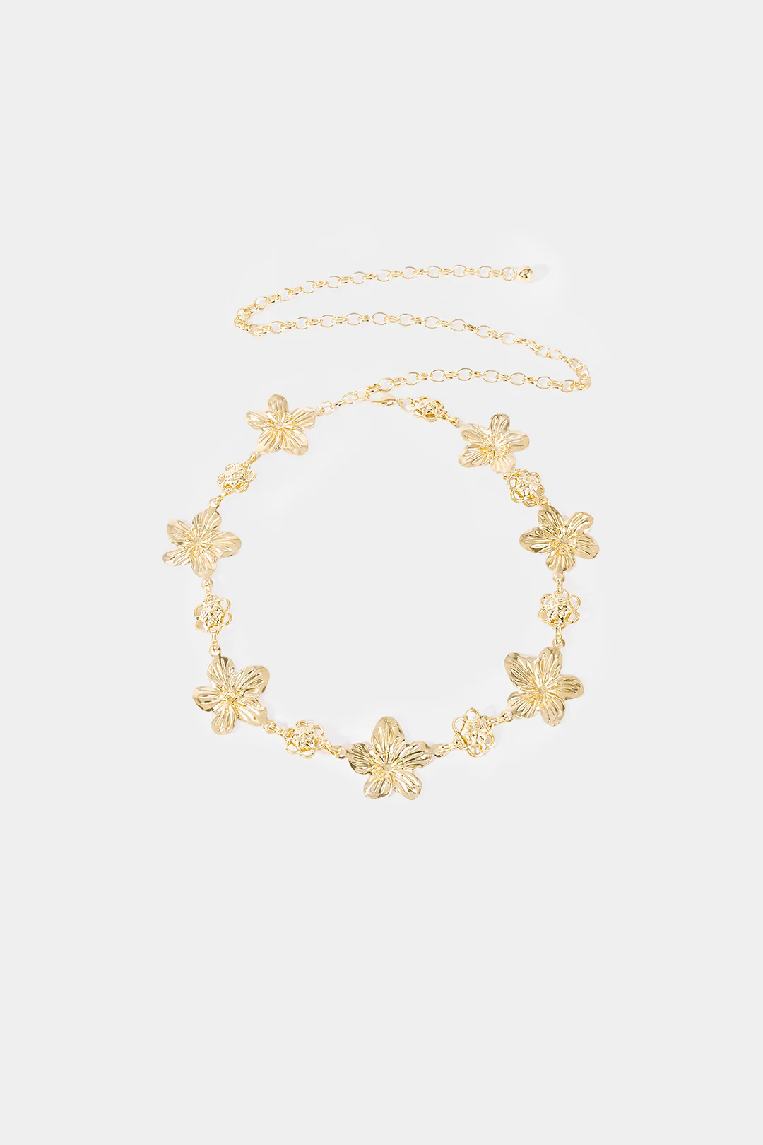 Alloy Flower Waist Chain