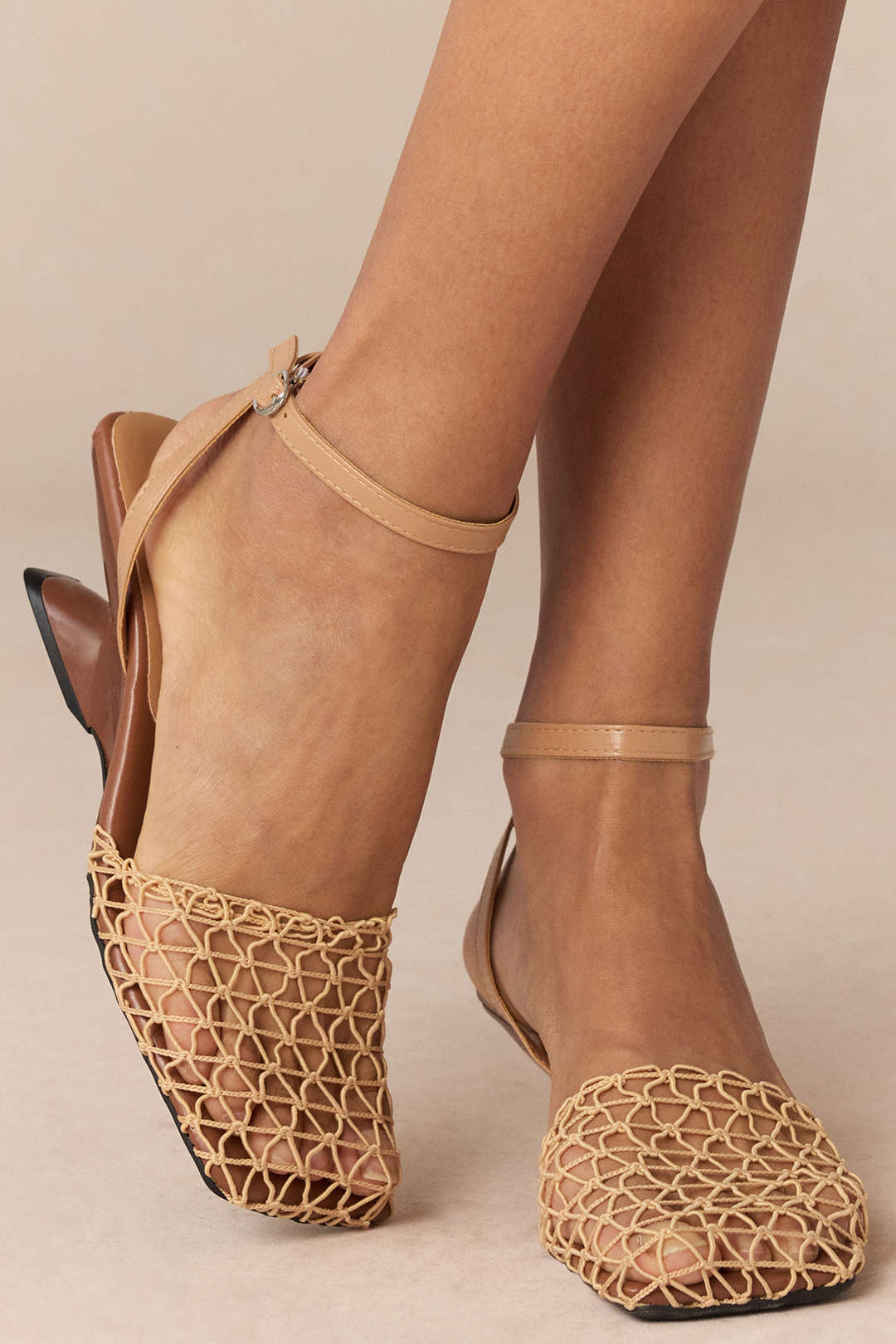 Hollow Out Faux Leather Sandals