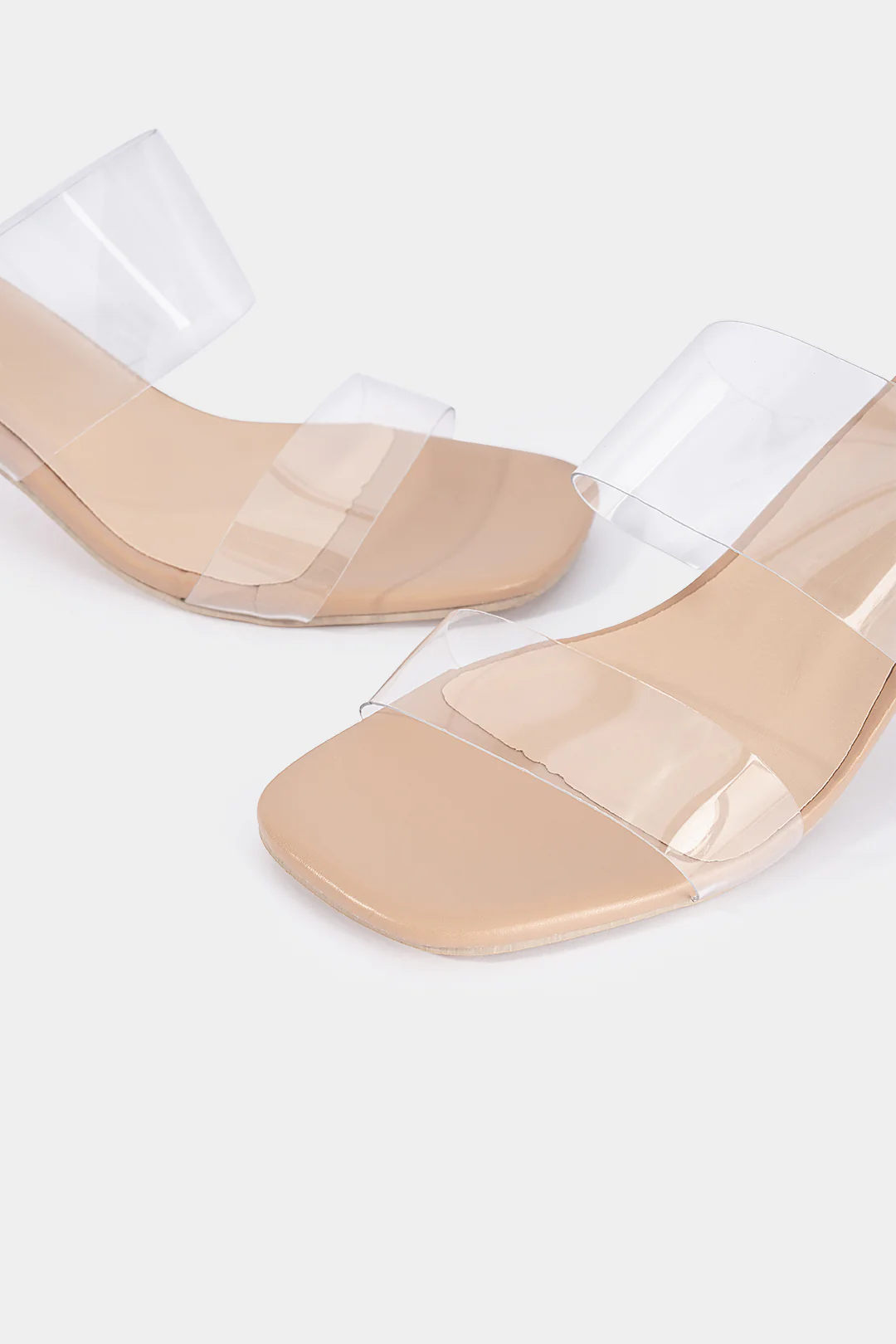 Open Toe Transparent Sandals - Image 3