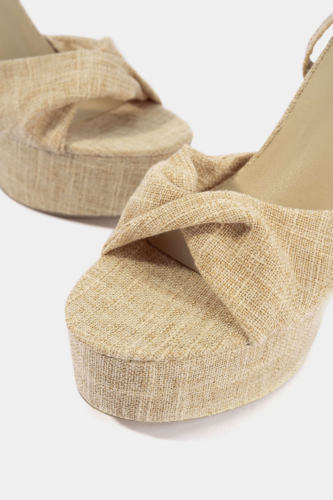 Strappy Thick-Soled Open Toe Heels - Image 4
