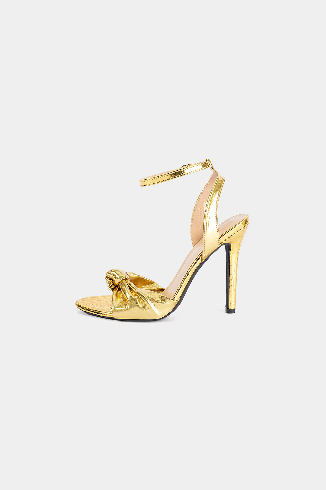 Knotted Round Toe Heels - Image 2