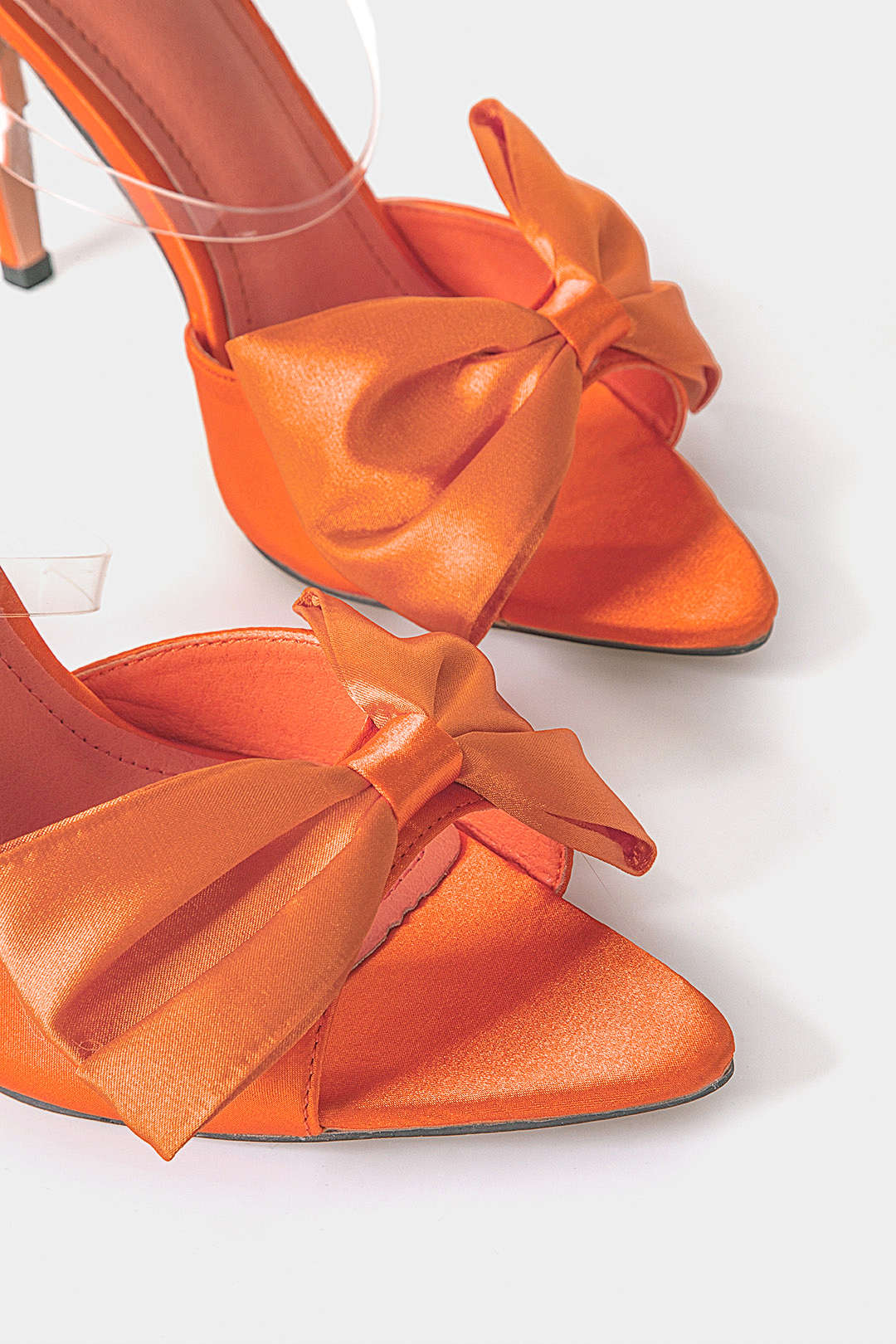 Bowtie Slingback High Heels - Image 15