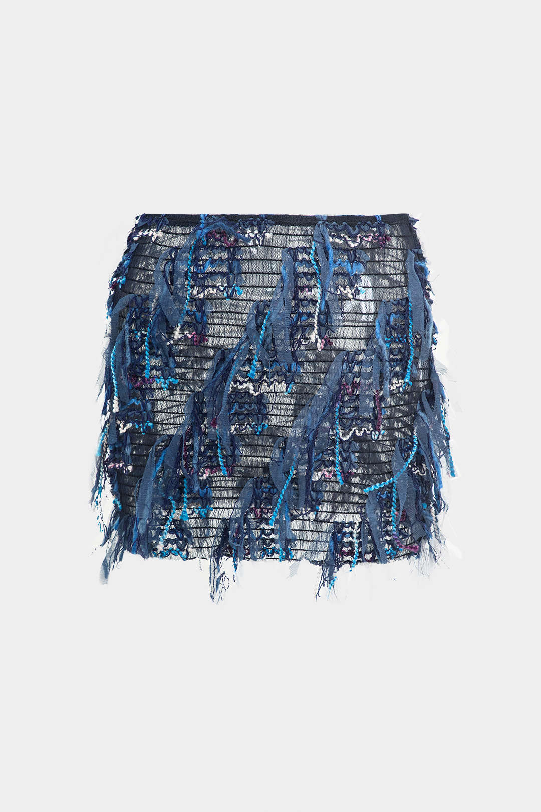 Fringe Mini Skirt - Image 5