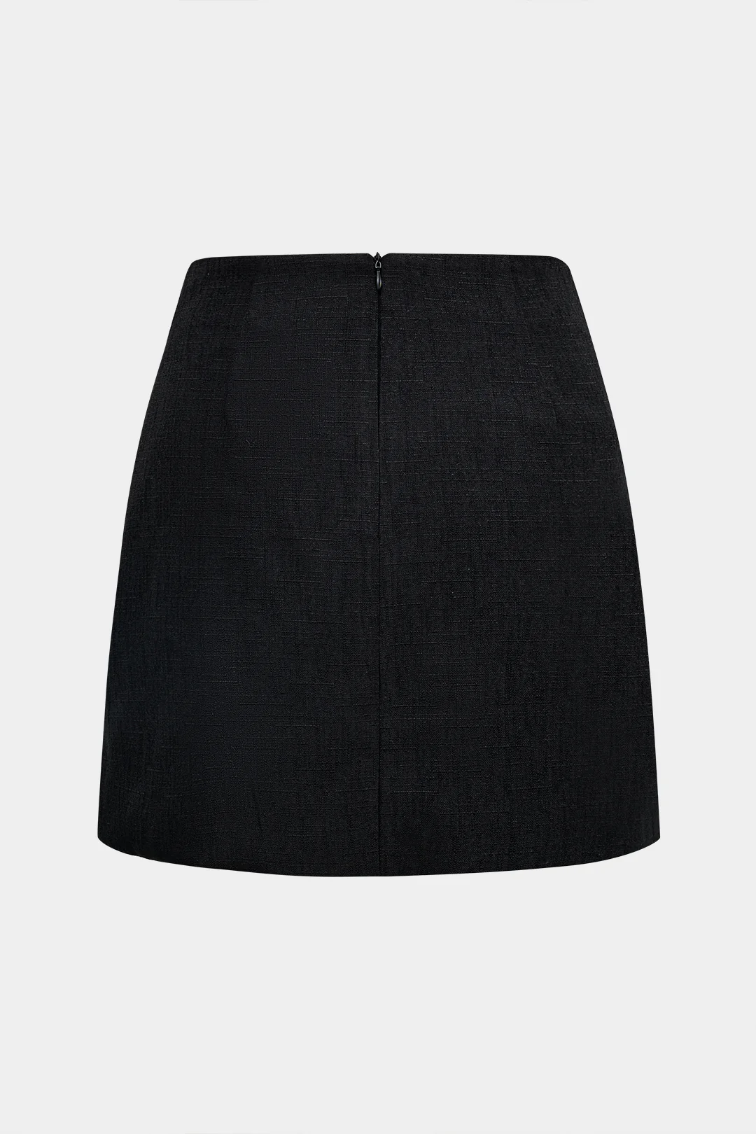 Faux Leather Button Mini Skirt - Image 6