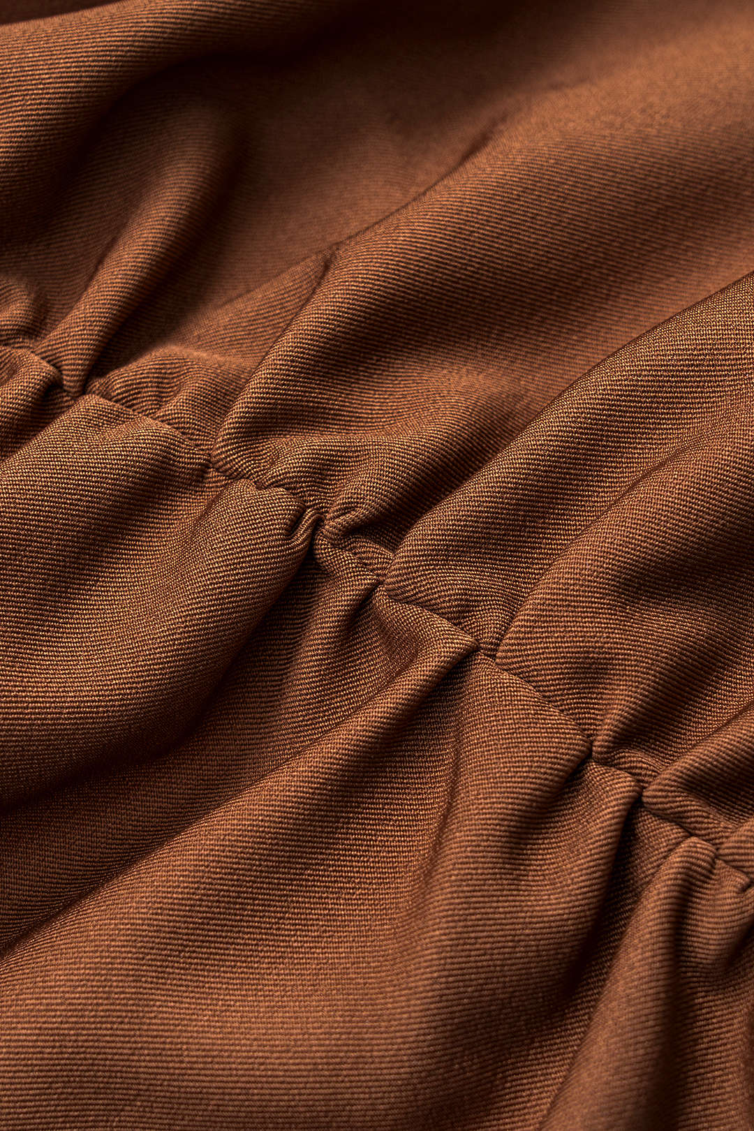 Asymmetry Belt Ruched Midi Skirt - Image 6