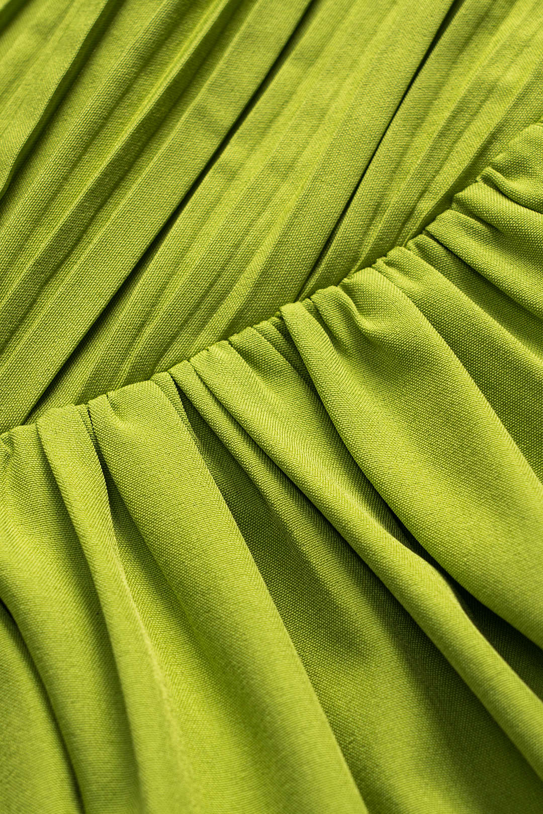 Pleated Asymmetrical Skirt - Image 4