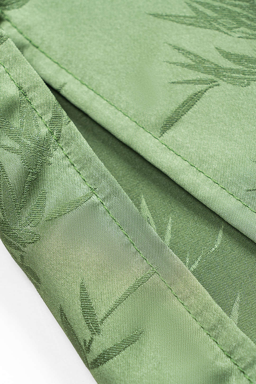 Jacquard Ruched Tie Front Split Skirt - Image 5