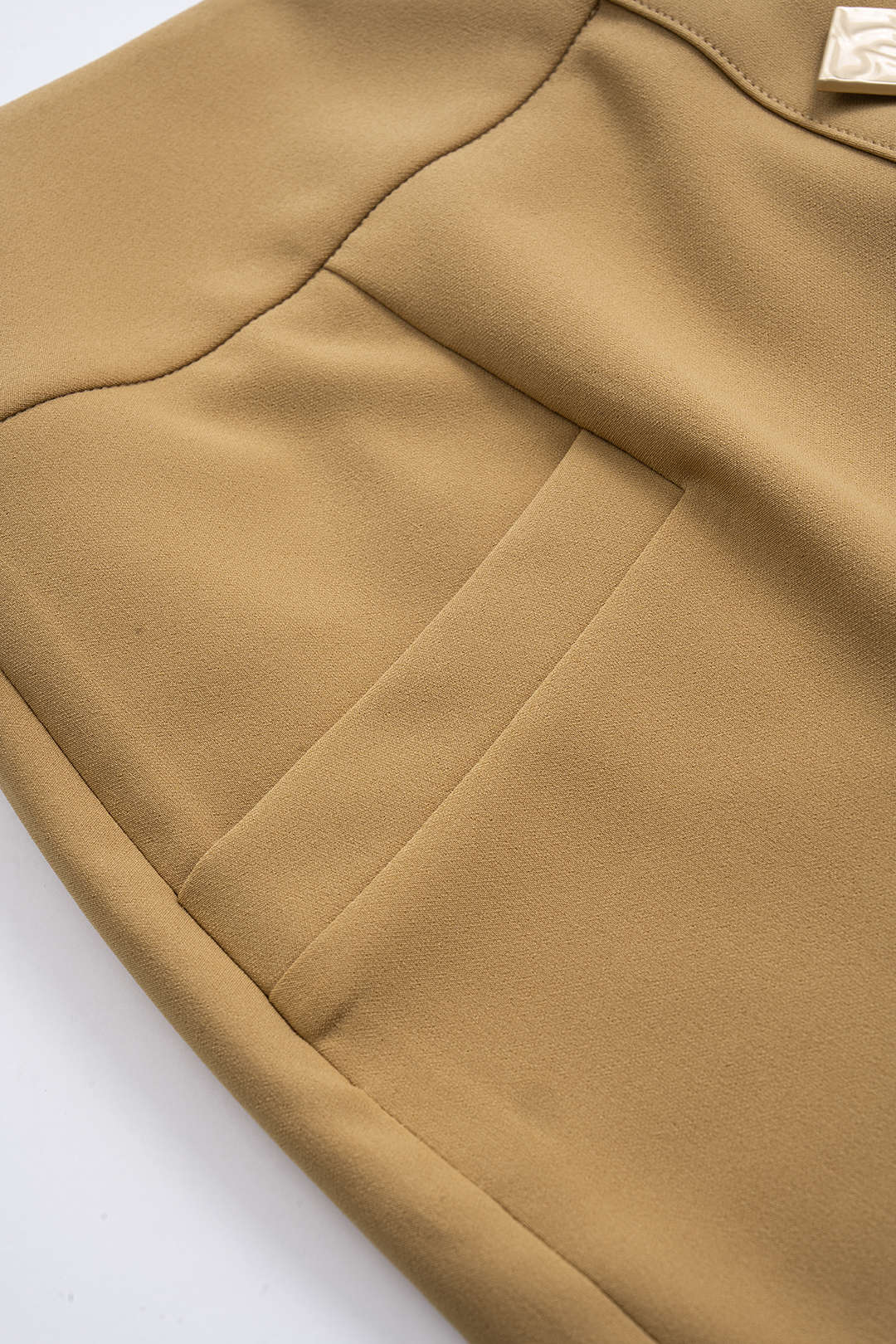 Metal  Button Pocket Skirt - Image 4