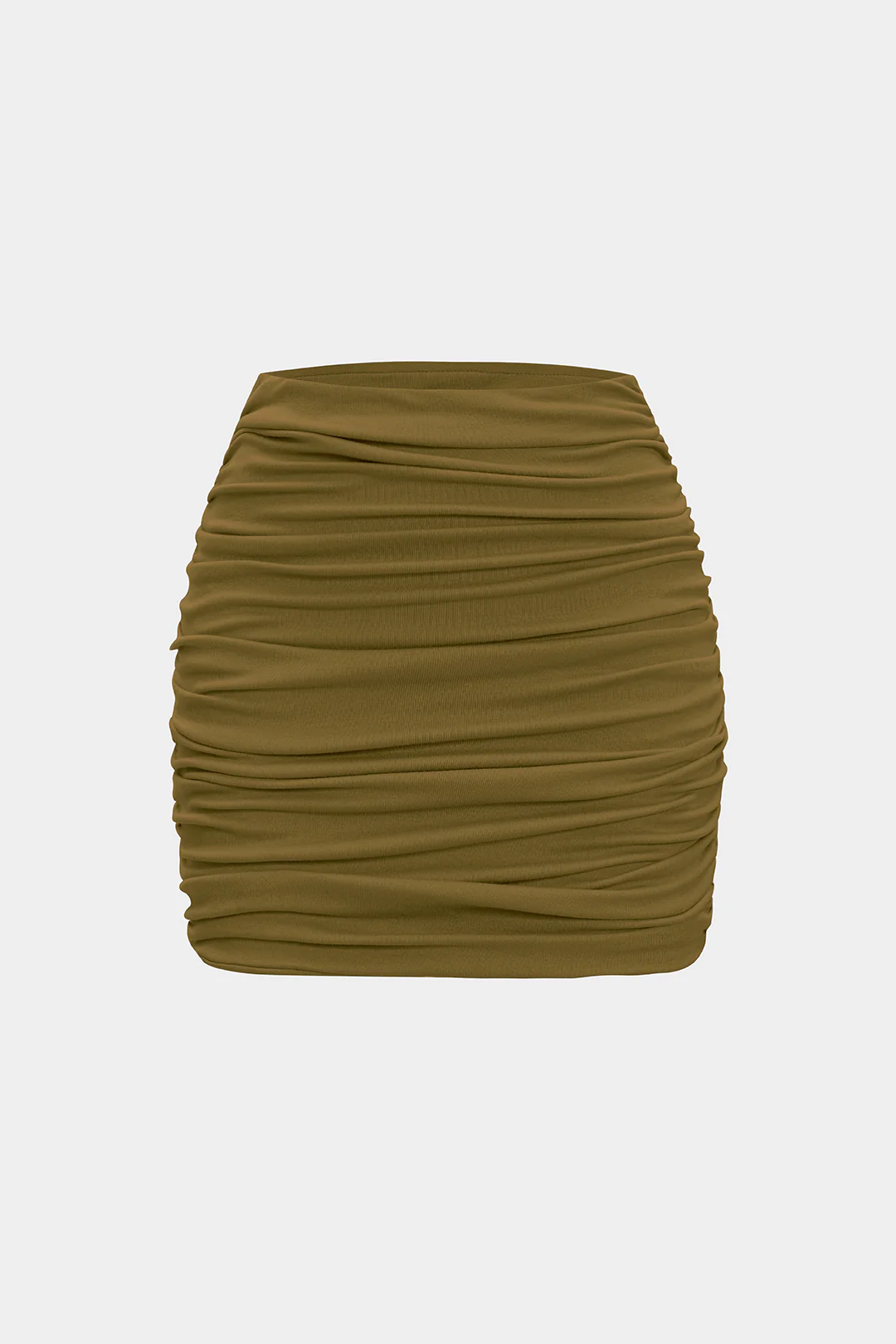 Ruched Mini Skirt