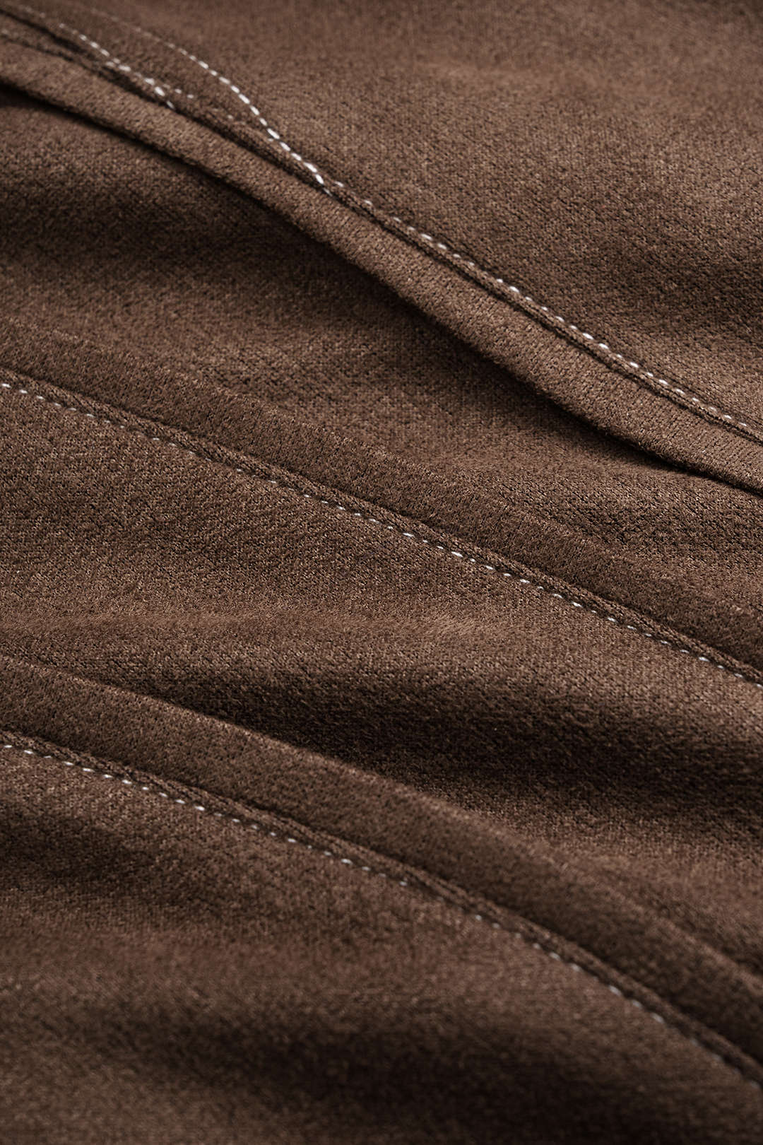 Suede Square Neck Tie Back Sleeveless Mini Dress - Image 12
