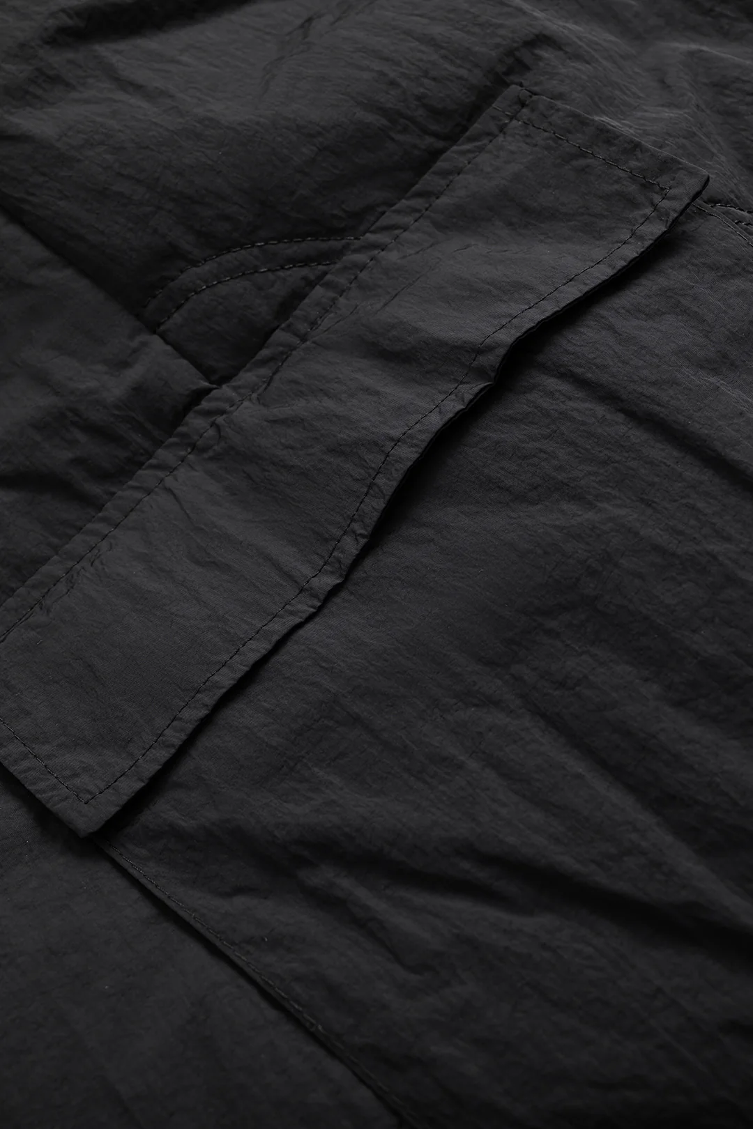 Seamdetail Shirred Waistband Pocket Skirt - Image 3
