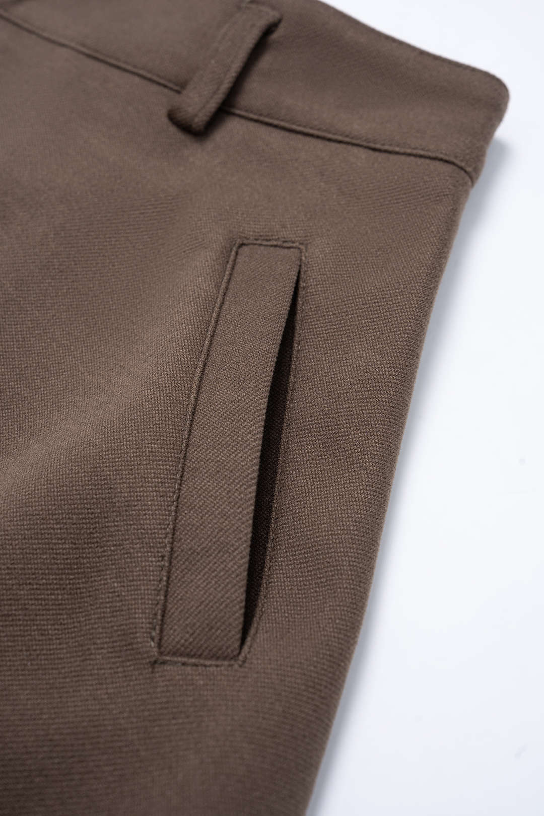 Woolen Ruched Pocket High Waist Skirt - Image 5