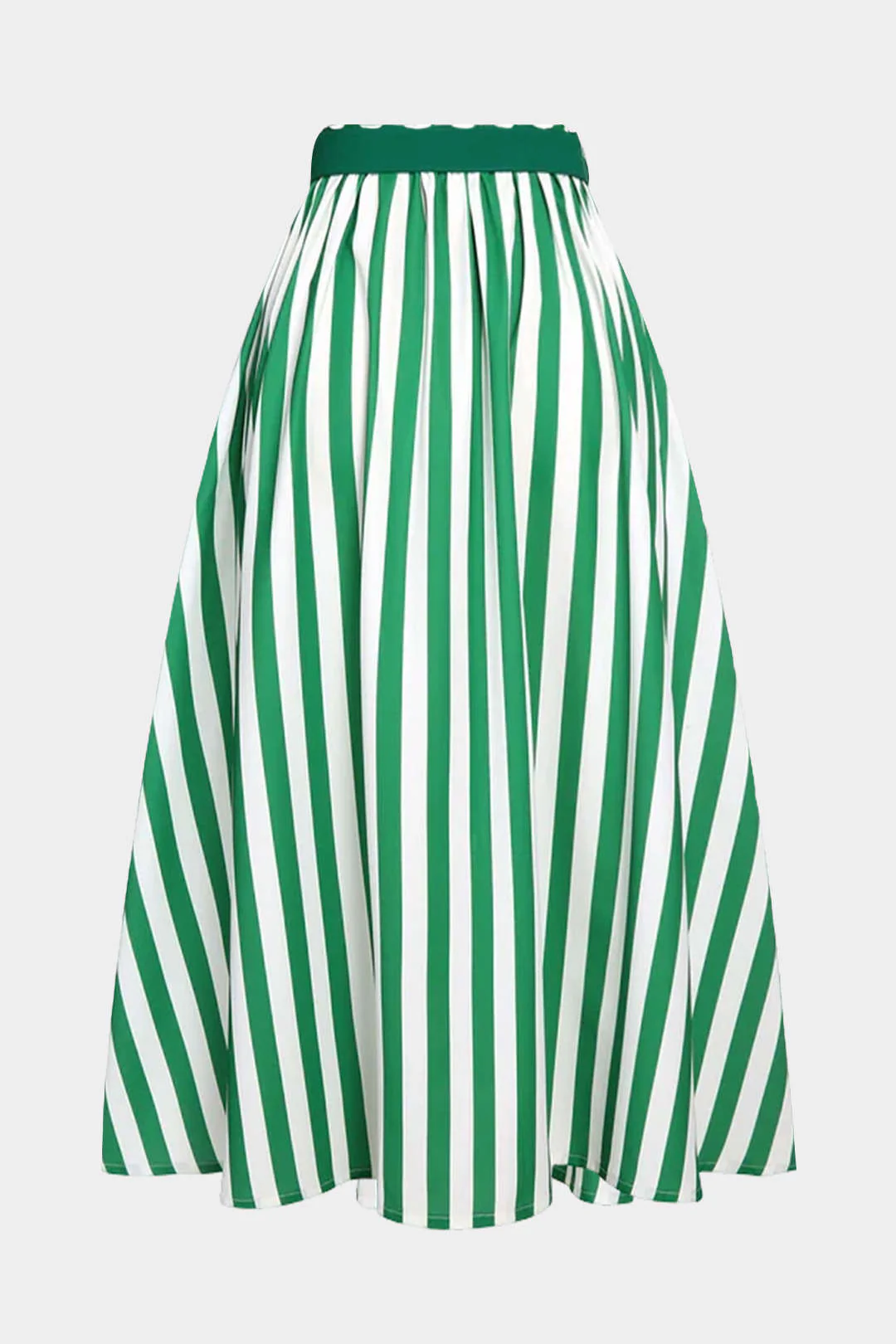 Striped Belted Skirt - Image 2