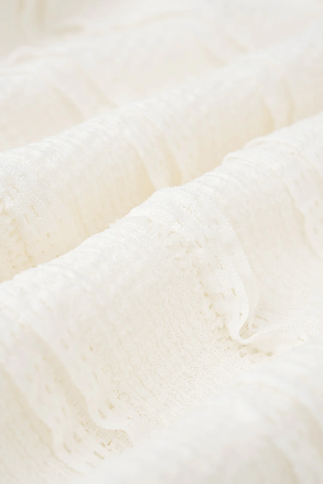 Textured Scallop Edge High Waist Skirt - Image 4