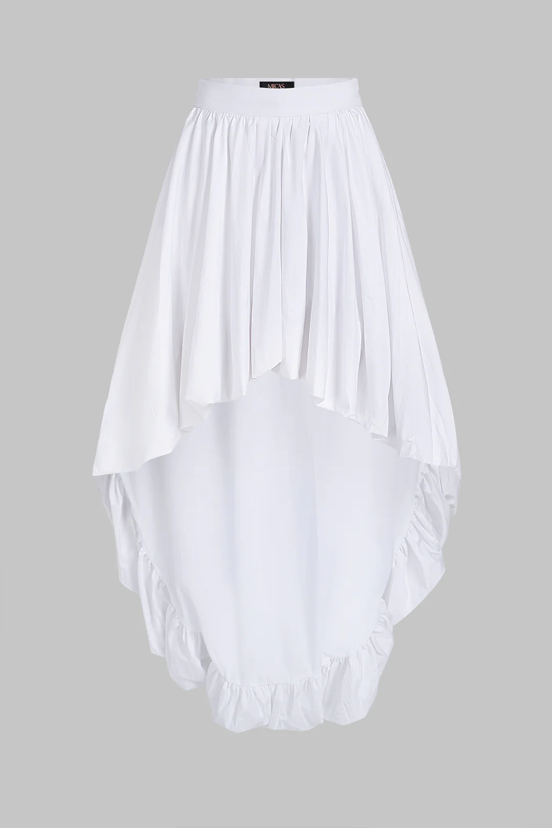 Irregular Hem Ruched Skirt - Image 6