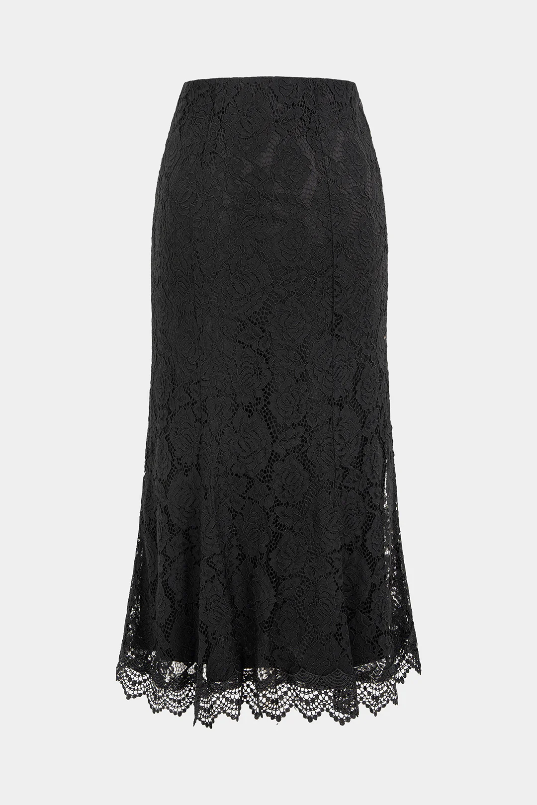 Lace Hollow Out High Waist Skirt - Image 2