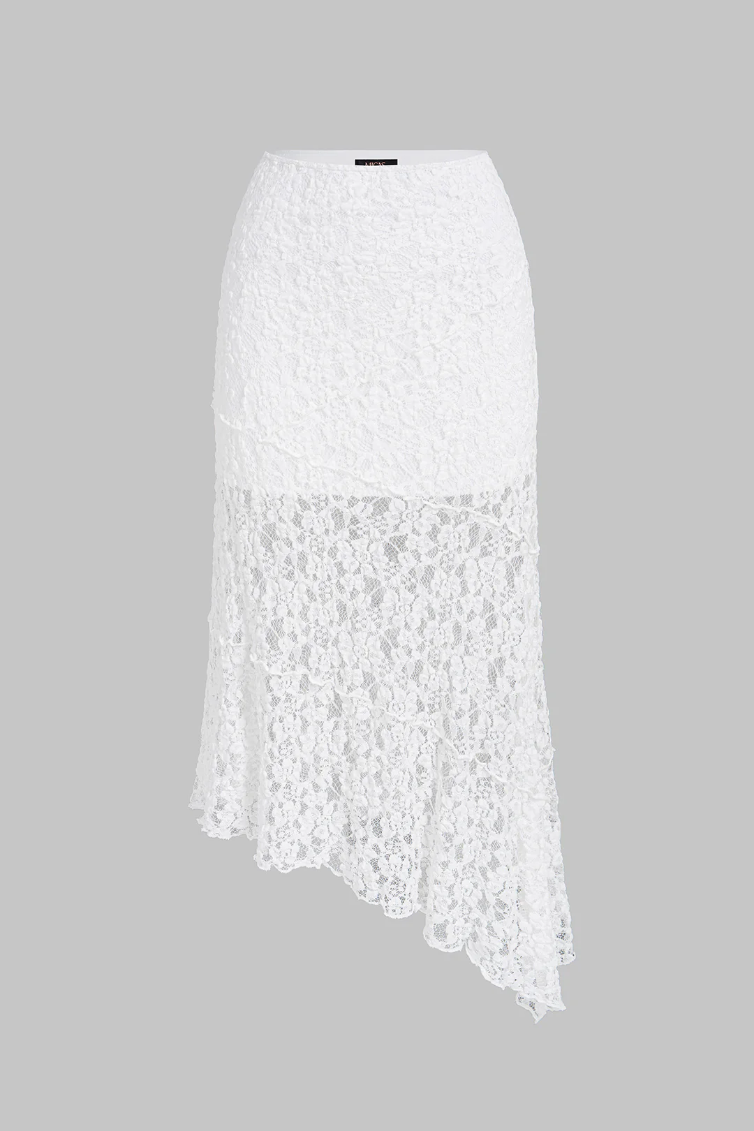 Lace Irregular Hem Skirt