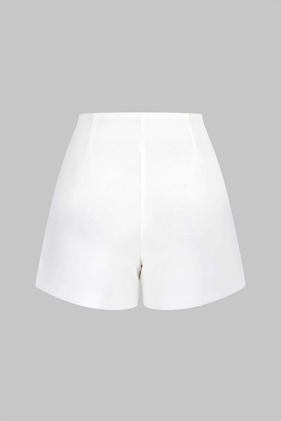Metallic Wrap Asymmetrical Skort - Image 2