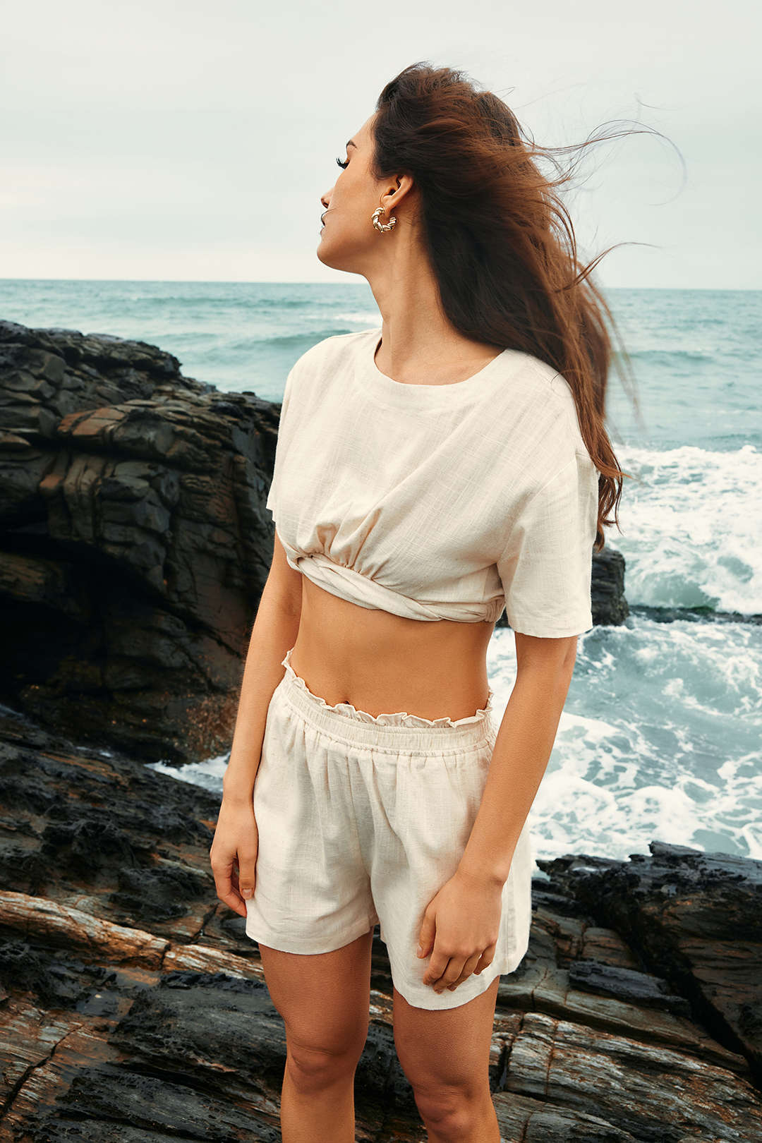 Ruffled Waistband Shorts - Image 6