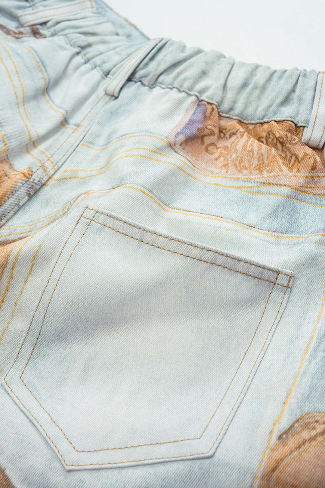 Chain Print  Wide Leg Shorts - Image 14